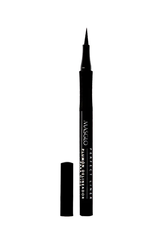 PERFECT LINER - PLUMÓN DELINEADOR PARA OJOS A PRUEBA DE AGUA MASGLO COSMETICS 1.2 ML - GAMA NEGRO
