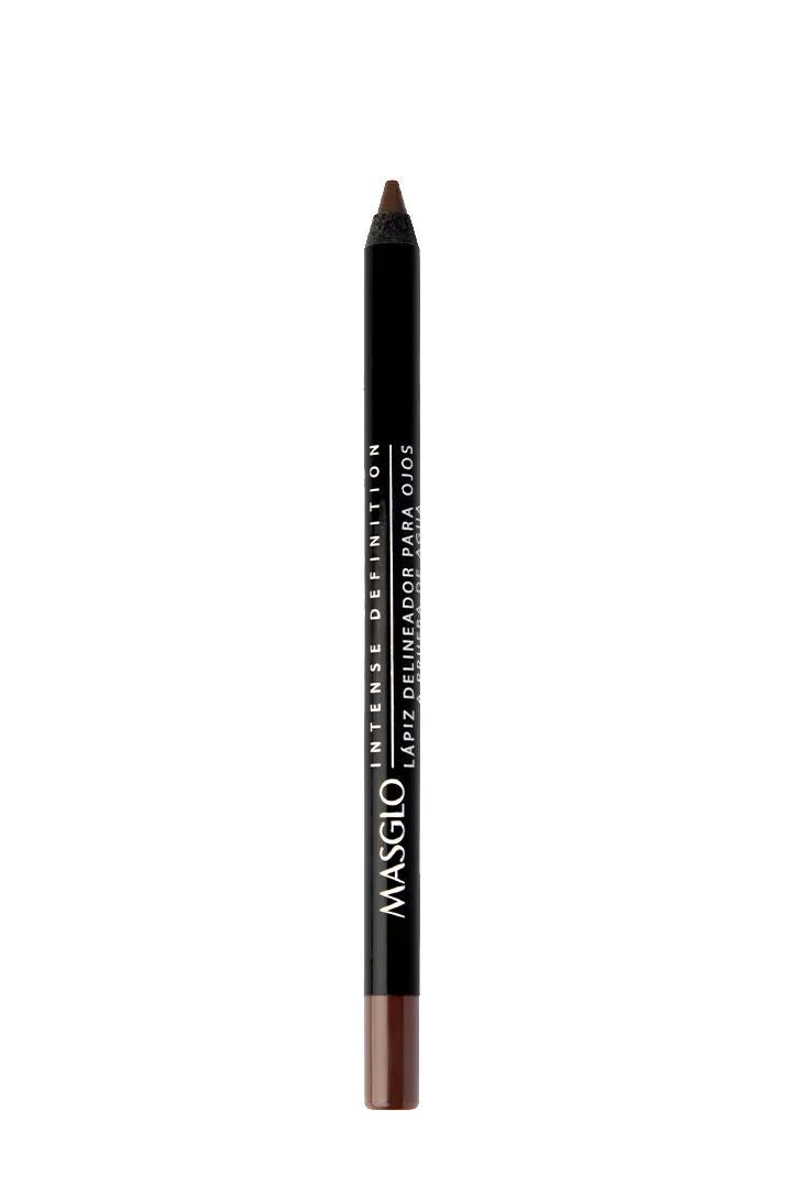 INTENSE DEFINITION - LÁPIZ DELINEADOR DE OJOS PARA OJOS A PRUEBA DE AGUA MASGLO COSMETICS 1.2 GR - EMPÁTICA GAMA MARRON