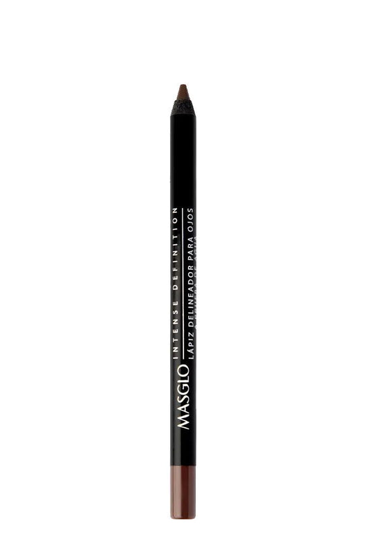 INTENSE DEFINITION - LÁPIZ DELINEADOR DE OJOS PARA OJOS A PRUEBA DE AGUA MASGLO COSMETICS 1.2 GR - EMPÁTICA GAMA MARRON
